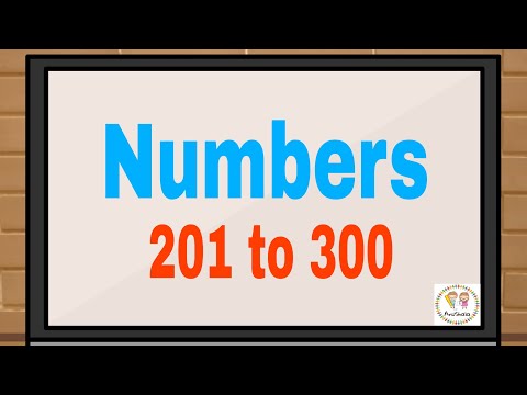 Numbers 201 to 300 | Counting | Maths for kids |