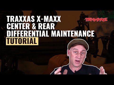 Traxxas X-MAXX Center & Rear Differential Maintenance Tutorial | #askhearns