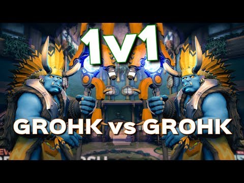 Grohk vs Grohk Funny Paladins 1v1 #10 - GodnthaGold