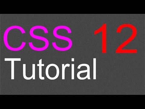 CSS Layout Tutorial 12 Finishing the buttons