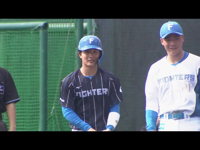 【春季キャンプ紅白戦】鮮烈デビュー!! ファイターズ・ドラフト5位ルーキー奈良間大己がヒット!!  2023年2月1日 北海道日本ハムファイターズ