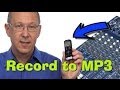 Record to MP3 from an Audio Mixer to a personal recorder