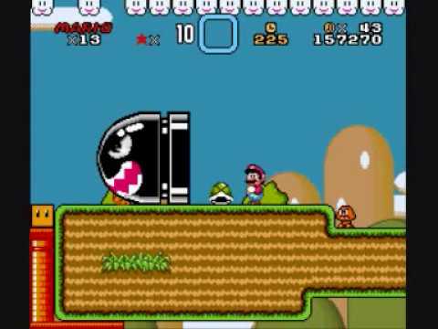 SMW Custom Music - Track 1 (Super Paper Mario - Lineland Road)