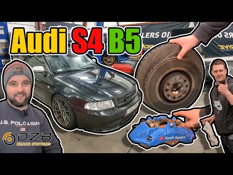 Audi S4 B5 2.7BiT Brake System Modification || DZB Brake Systems