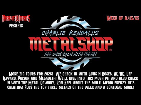 LISTEN: Charlie Kendall’s METALSHOP, More Big Tours for 2026!