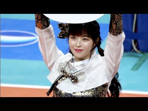 [4K] 안지은 (치어리더) 세로 직캠 " 새해복많이 받으세요 코트 공연 " @200126