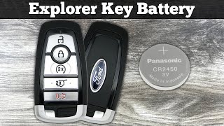How To Replace A 2018 - 2024 Ford Explorer Key Battery - Change Replacement Remote Fob Batteries