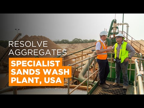 Resolve Aggregates upgrade to a new CDE Screen to enable golf sands production in Texas