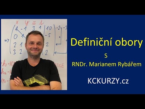 Definiční obory funkcí - Matematika jednoduše a rychle | KC Kurzy
