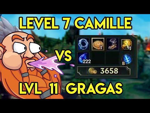 Mid Gragas vs Camille || TOWER DIVING WITH 3K GOLD UN-USED ;)