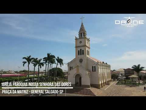 GENERAL SALGADO - SP - CIDADE -  PRAÇA E IGREJA   JUN  2023   ok