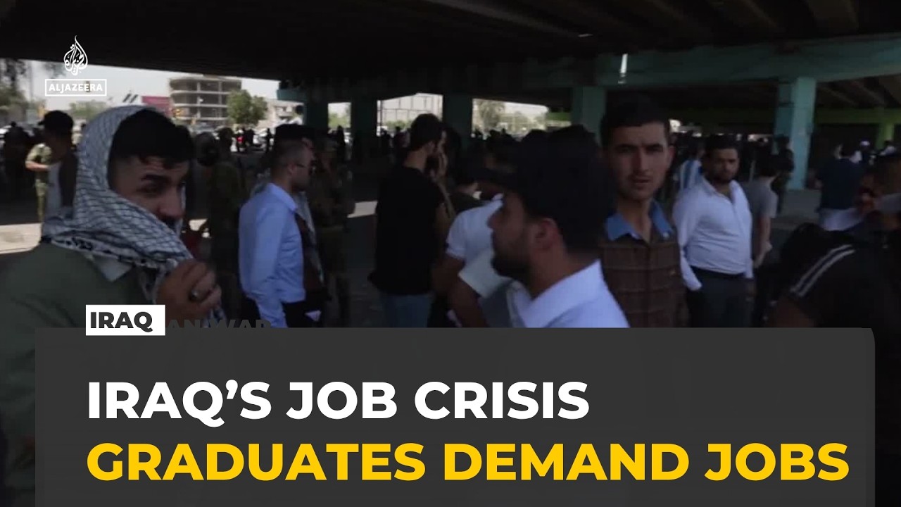 Iraq medical graduates protest unemployment as fears of new unrest grow