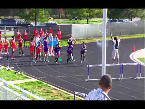 Kaila Smith - AKHS Home Meet - 100m Hurdles - 3.8.12