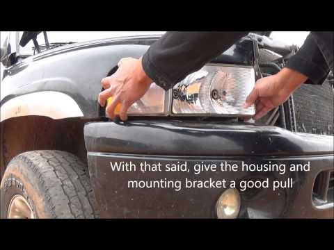 1994-2002 Dodge Ram headlight removal