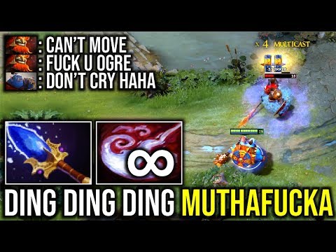 DING DING DING MUTHAFUCKA..!! Max Range Nonstop Stun Ogre Aghanim Scepter 7.22c | Dota 2
