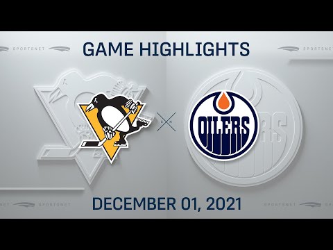 NHL Highlights | Penguins vs. Oilers - Dec. 1, 2021