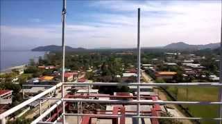 preview picture of video 'The stairway at Hotel Maya Vista, Tela, Honduras'