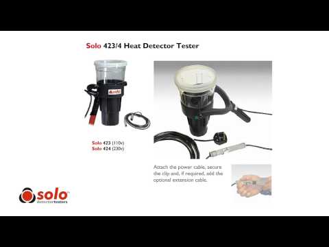 Solo 423 / 424 Heat Detector Tester