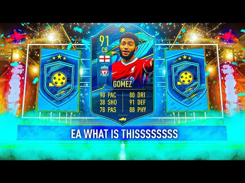 EA PLEASE NO.... INSANE 91 MOMENTS JOE GOMEZ SBC! - #FIFA21 Ultimate Team