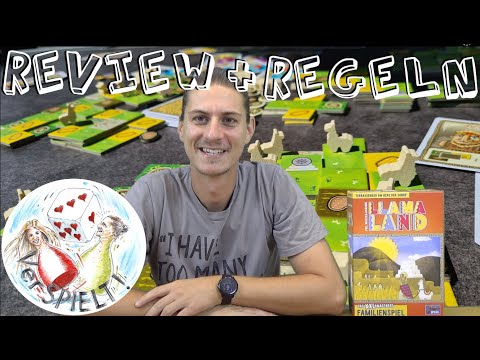 LLamaland Review + Regeln, Phil Walker Harding, Lookout Spiele, Puzzle Mechanik
