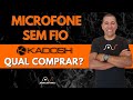 MICROFONE KADOSH S/FIO DUPLO MODELO NOVO ATUALZADO K1201M