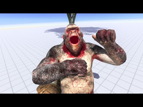 The FURIOUS GORO Fall in the FIGHTS - Animal Revolt Battle Simulator