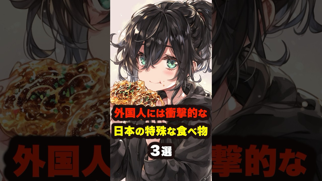 【海外の反応】外国人には衝撃的な日本の特殊な食べ物3選 #海外の反応 #雑学 #日本