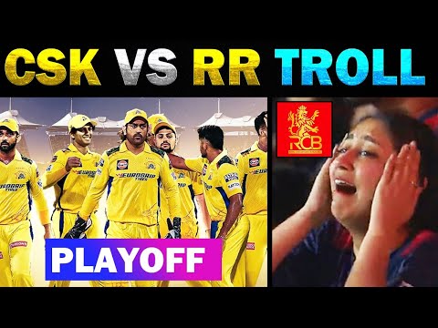 CSK VS RR IPL TROLL 2024 🔥 CSK Playoff Chance Confirmed 🔥 Dhoni Last Match ?  🔥TODAY TRENDING