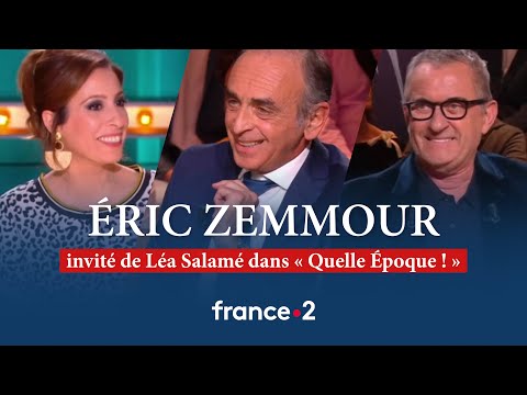 Eric Zemmour invité de Léa Salamé dans Quelle Epoque sur France 2