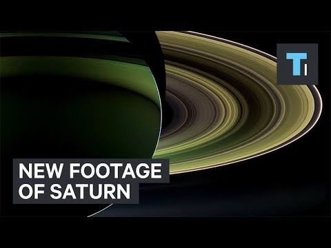 NASA Video Of Saturn With Stunning Real Images From Cassini