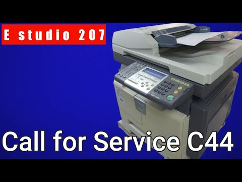 How to clear Error C44 Toshiba e studio 207 195