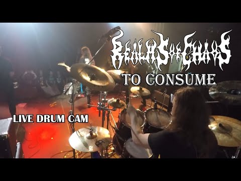 Realms Of Chaos - Realms of Chaos - To Consume (live drum cam)