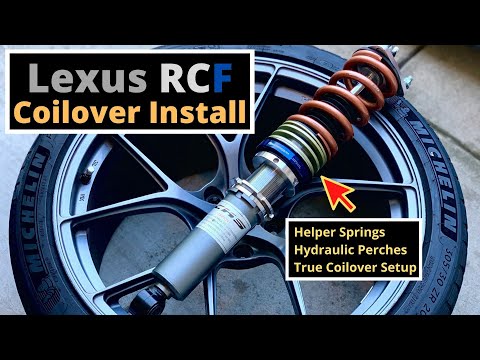 Easiest Lexus Coilover Install with Helper Springs/Perch upgrade | Divorced Spring to True Coilover