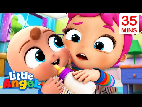 Taking Care Of Baby Brother + More Educational Kids Songs & Nursery Rhymes By Little Angel