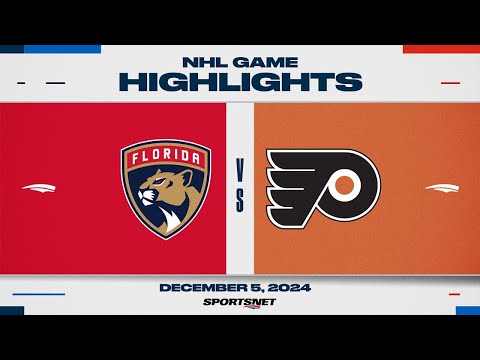 NHL Highlights | Panthers vs. Flyers - December 5, 2024