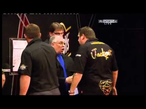 Adrian Lewis vs James Wade Loose Floorboard Controversy 2012