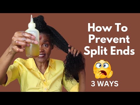 HOW TO PREVENT SPLIT ENDS | 3 WAYS