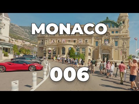 ASMR Driving 4K from BEAUSOLEIL through MONACO to MENTON in Southern France | Tour de Provence 006