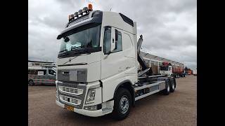 Volvo FH 460 6x4 GlobeTrotter Euro6C - 10T Front Axle - VDL 21T Hookli Abrollkipper | Bild 4 - Autoline