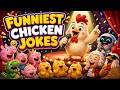 The Funniest Chicken Jokes For Kids Try Not To Laugh English Learning Animation Cartoon Dadjokes