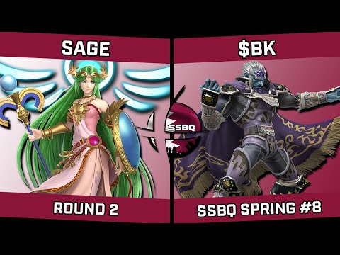 Sage (Palutena) vs $BK (Ganondorf) - SSBQ Spring #8