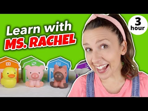 Learning Videos for Toddlers | Animal Sounds, Farm Animals, Learn Colors, Numbers, Words | Speech Video