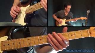 Fear of the Dark Guitar Lesson - Iron Maiden - Famous Riffs