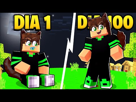 SOBREVIVI 100 DIAS SENDO UM LOBISOMEM No MINECRAFT ‹ KED.DEK ›