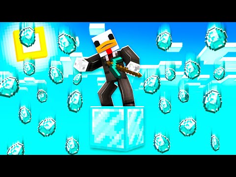 SOPRAVVIVO SOPRA UN SOLO BLOCCO DI DIAMANTE - Minecraft ITA