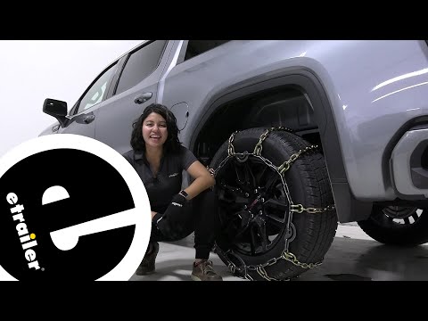 DIY Install: Titan Chain Alloy Snow Chains w/ Cams for Wide Base Tires on your 2023 GMC Sierra 1500