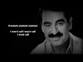 İbrahim Tatlıses Aramam Turkish To English Lyrics şarkı Sözü