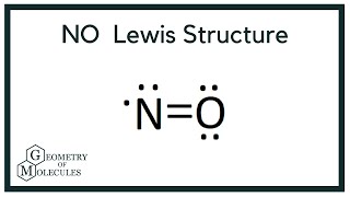 NO Lewis Structure | How to Draw the Lewis Structure for NO (Nitric Oxide)