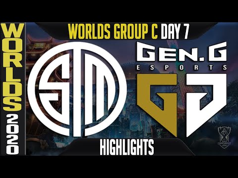 TSM vs GEN Highlights | Worlds 2020 Group C Day 7 - LoL World Championship | Team Solomid vs Gen.G