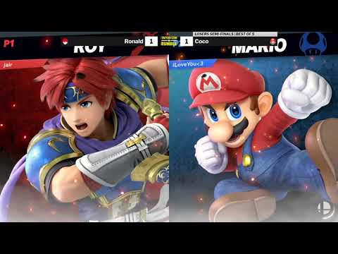 Taiyou Con Rumble 2 SSBU Losers Semis - Ronald (Roy) vs Coco (Mario)